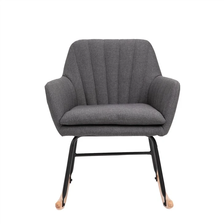 Comfortable Soft Fabric Cover Leisure Chair Rocking Chair