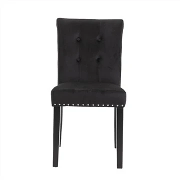 Dining Chair With Velvet Fabric Cover