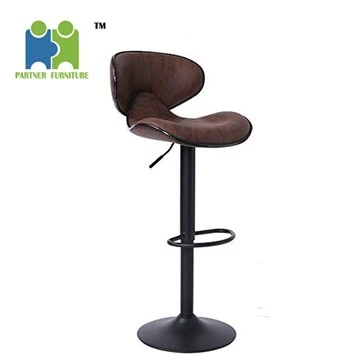 Metal Legs Fabric Bar Chair Stool