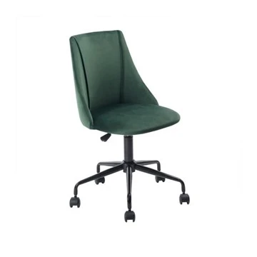 Velvet Armless Desk Chair