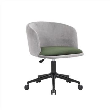 Swivel Chair Leisure Chair With Velvet Fabric Cover
