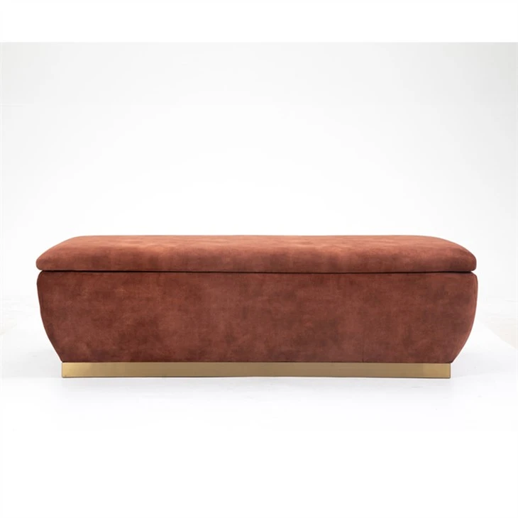 Home Storage Bench Ottoman Large Folding