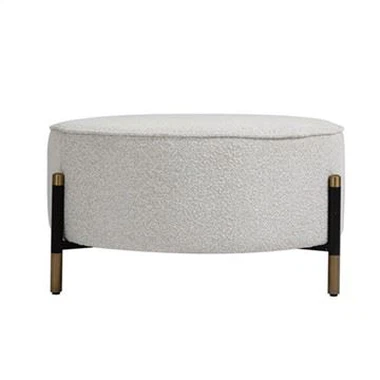Round Upholstered Ottoman