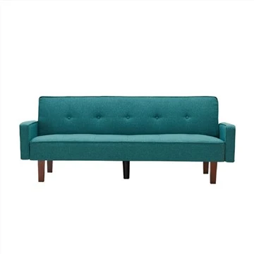 Upholstered Tufed Futon Sofa Bed