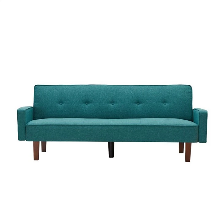 Upholstered Tufed Futon Sofa Bed