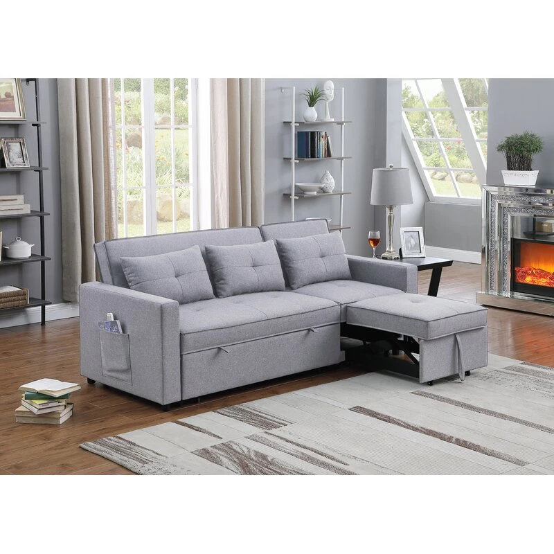 Desilva7975SquareArmSofaBed 1
